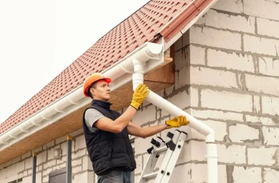 Pose et remplacement de gouttières à Monthermé